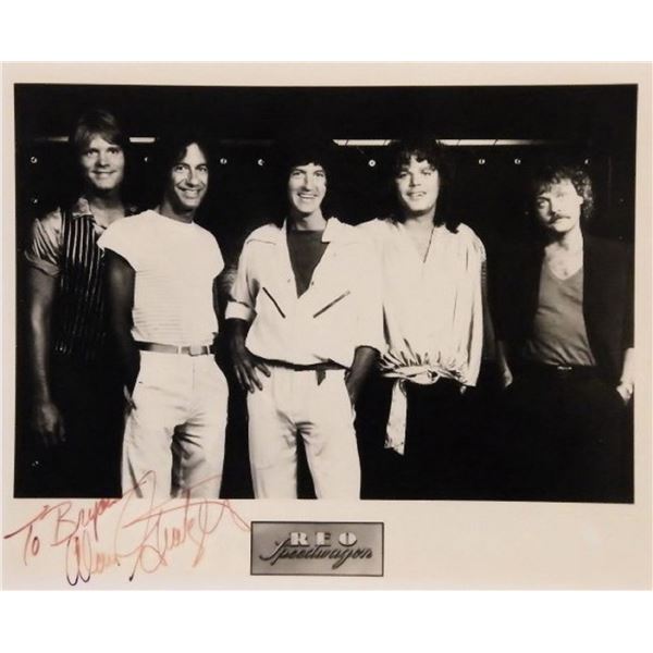 REO Speedwagon signed promo photo