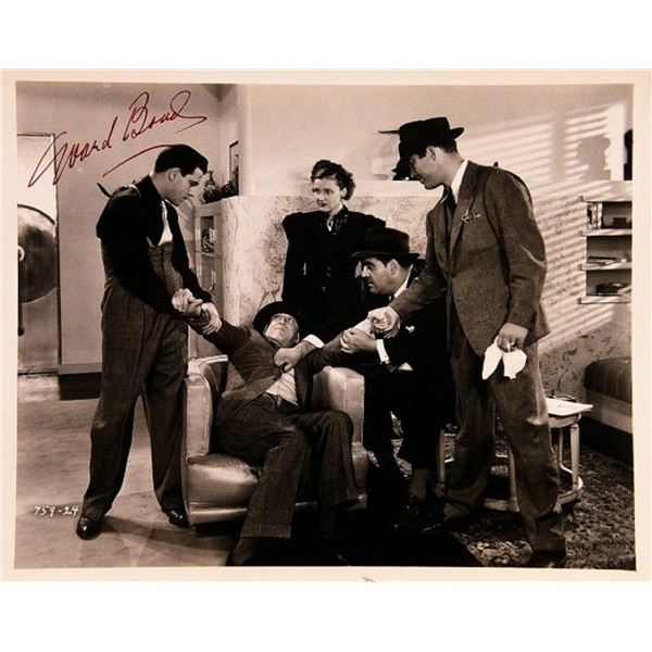 Ward Bond signed movie still photo