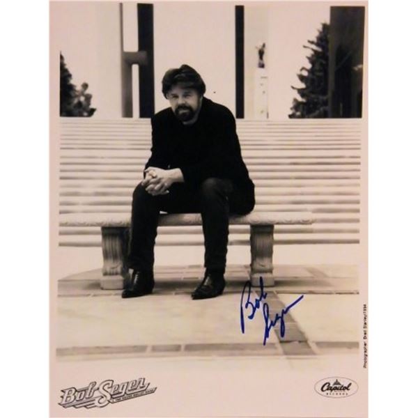 Bob Seger signed promo photo