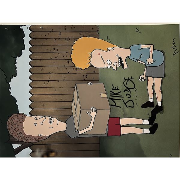 Beavis and Butt-Head Mike Judge signed photo
