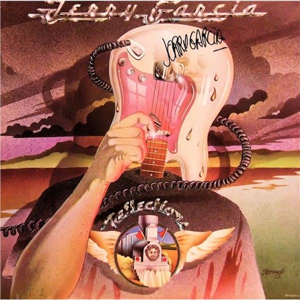 Jerry Garcia Reflections signed album