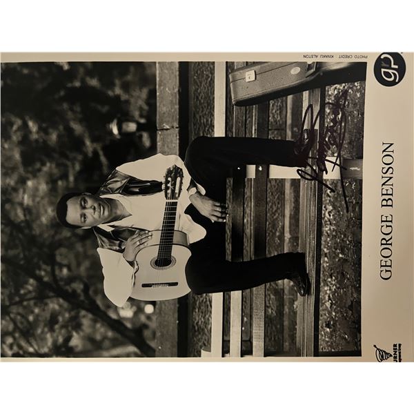 George Benson signed photo.