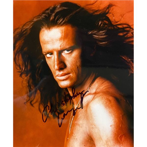Greystoke: The Legend of Tarzan, Lord of the Apes Christopher Lambert signed movie photo