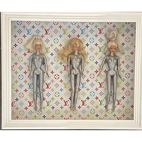 Louis Vuitton Barbie Luxury Fashion Art- one of a kind