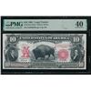 Image 1 : 1901 $10 Bison Legal Tender Note PMG 40