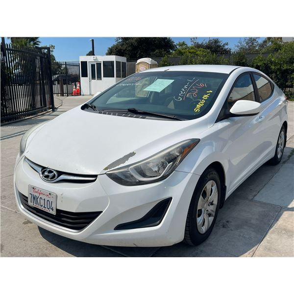 HYUN ELANTRA 2016 T-SMOG -2 DAYS