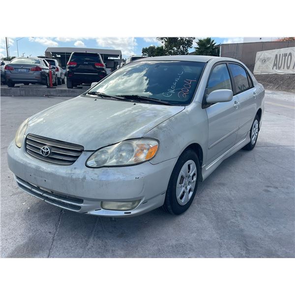 TOYT COROLLA 2004 JUNK-RECEIPT-DON