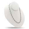 Image 1 : 9.45 ctw Emerald and 5.23 ctw Diamond 18K White Gold Necklace