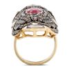 Image 2 : 1.98 ctw Ruby and 0.94 ctw Diamond Ring