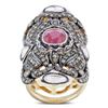 Image 4 : 1.98 ctw Ruby and 0.94 ctw Diamond Ring