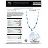Image 4 : 19.52 ctw Aquamarine and 2.84 ctw Diamond 14K White Gold Necklace