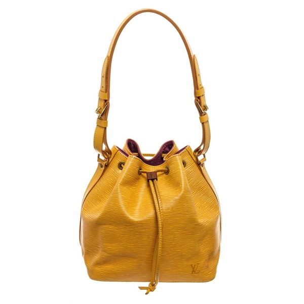 Louis Vuitton Yellow Epi Leather Noe PM Bag