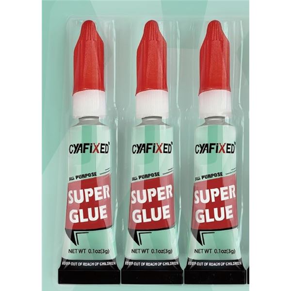 3 NEW CYAFIXED TUBES OF SUPER GLUE