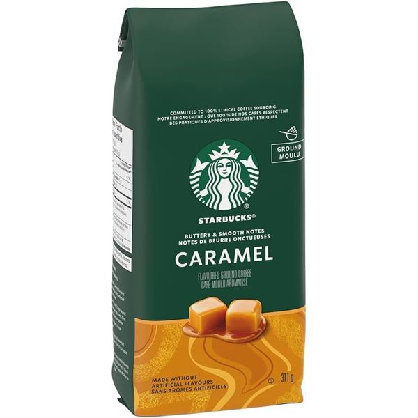 BRAND NEW 311G CARAMEL STARBUCKS GROUND COFFEE