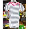 Image 1 : NEW BLUE BANANA STRIPED ONESIE SIZE 12 MONTHS
