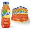 Image 1 : NEW 12 X 373 ML SNAPPLE PEACH TEA