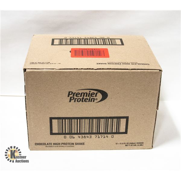 NEW 12 PACK PREMIER PROTEIN - CHOCOLATE FLAVOUR