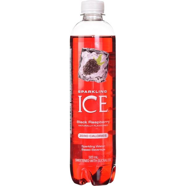 NEW 12 PACK SPARKLING - ICE BLACK RASPBERRY