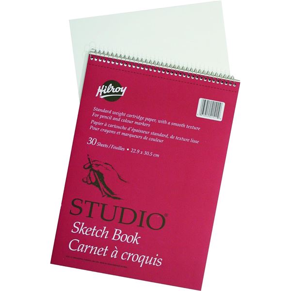 NEW HILROY STUDIO SKETCH BOOK WITH 30 SHEETS