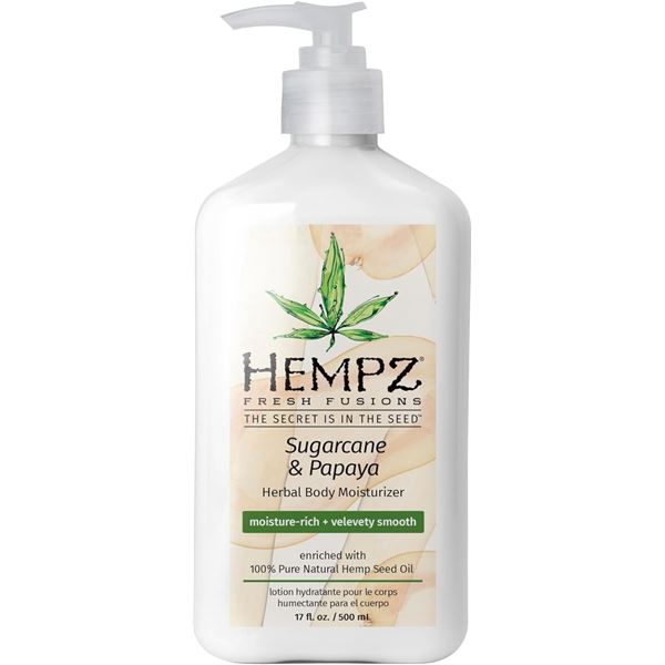 NEW 500ML HEMPZ SUGARCANE AND PAPAYA HERBAL BODY