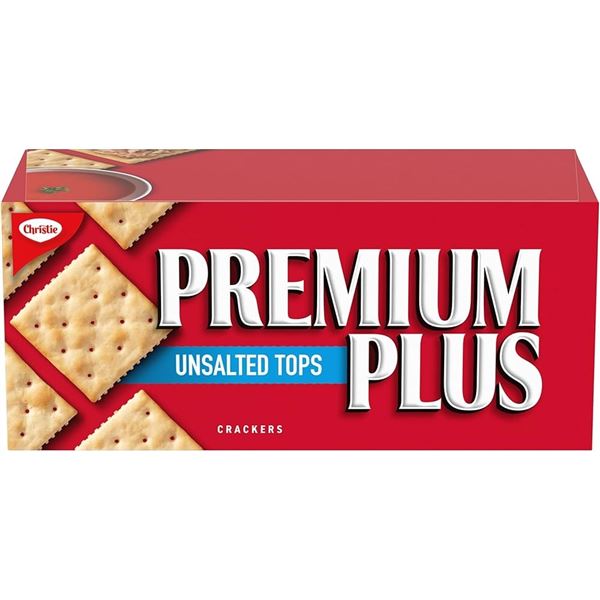 NEW BOX OF PREMIUM PLUS UNSALTED TOPS 450G