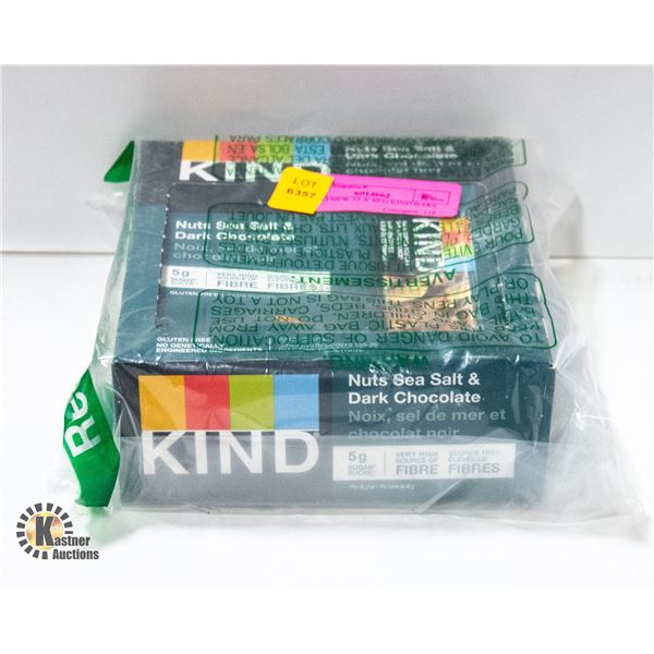 BRAND NEW 12 X 40 G KIND BARS
