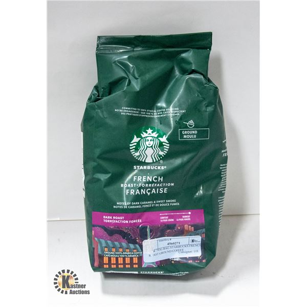 NEW 793G BAG STARBUCKS FRENCH ROAST GROUND COFFEE