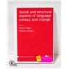 Image 1 : SOCIAL AND STRUCTURAL ASPECTS OF LANGUAGE BOOK