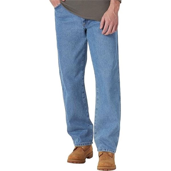 NEW WRANGLER RUSTLER CLASSIC FIT JEANS SZ 42 X 30