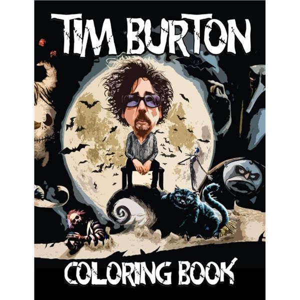 BRAND NEW TIM BURTON COLORING BOOK