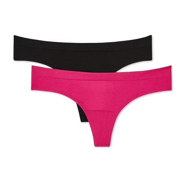 NEW 2 PACK NO BOUNDARIES SEAMLESS THONGS SZ 2XL