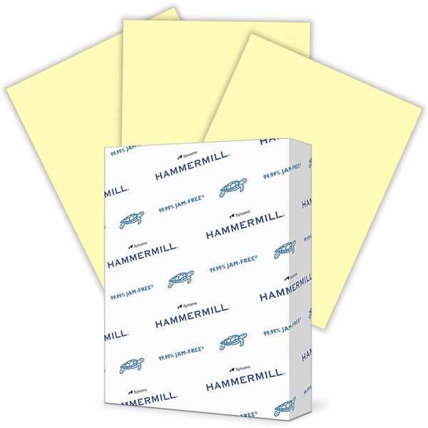 NEW HAMMERMILL CANARY YELLOW 500 SHEETS 20LBS