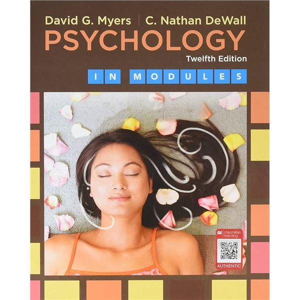 BRAND NEW PSYCHOLOGY TWELFTH EDITION IN MODULES