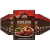 Image 1 : NEW CASE OF 18 CLUB HOUSE BROWN GRAVY MIX - 25G