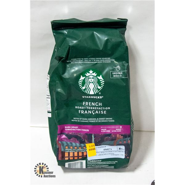 NEW 793G BAG STARBUCKS FRENCH ROAST GROUND COFFEE