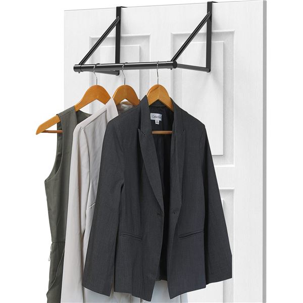 BRAND NEW SIMPLE HOUSEWARE OVER DOOR CLOSET ROD
