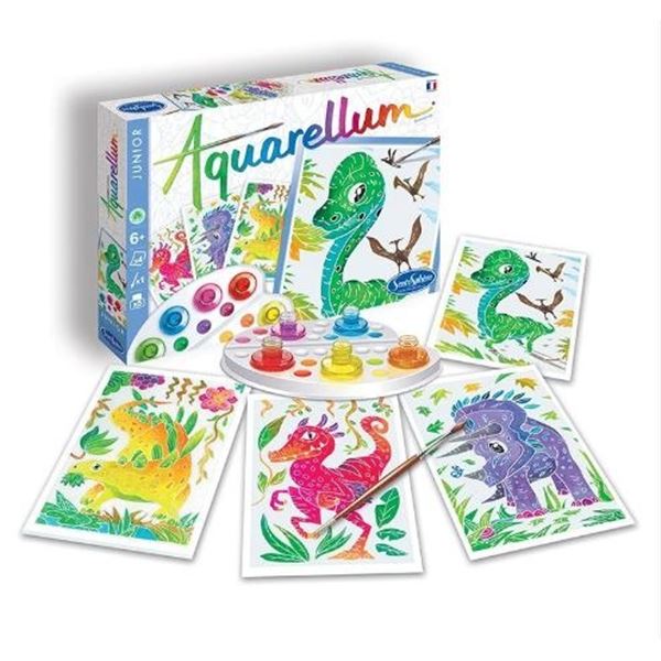 NEW AQUARELLUM JUNIOR DINOSAURS PAINTING KIT FOR