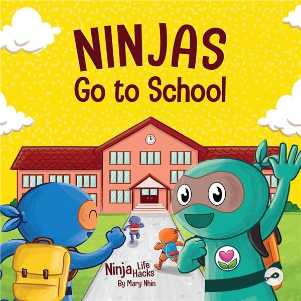 NEW  NINJAS GO TO SCHOOL BOOK