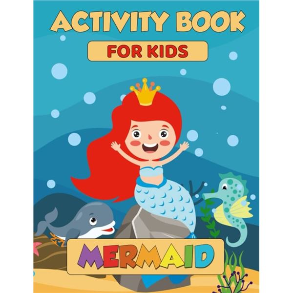 BRAND NEW ACTIVITY BOOK FOR KIDS MERMAID BOOK