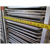 Image 8 : Metal Rolling Sheet Pan Rack w/ Sheet Pans Included 20" x 26" x 69"H