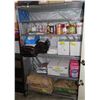 Image 1 : Rolling Metal Mesh Shelving Unit (contents not included)