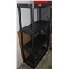 Image 1 : MaxIt Black 3-Tier Shelving Unit