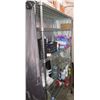 Image 1 : Rolling Metal Mesh Shelving Unit (contents not included)