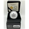 Image 1 : 2021 $5 Fine Silver Coin Silver Maple Leaf: W Mint mark (tax exempt)