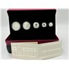 Image 2 : 2022 Fine Silver Maple Leaf Fractional Set A Radiant Crown (tax exempt)