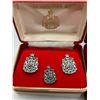 Image 2 : set of 3 Royal Canadian Mint Pins and Cuff Links