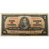 Image 1 : 1937 $2. Scarce Osbourne/Towers signature combo. B/B6786899 tears
