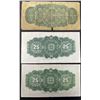 Image 2 : All 3 years of $0.25 (sin plasters). 1870, 1900 and 1923