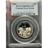 Image 1 : 2002 Canada 50 Cent PCGS graded PR69DCAM. Nova Scotia 9.3g of .925