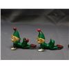 Image 4 : Lot of 3 Vintage Rubber Retro Elf Pixie Rubber Figures